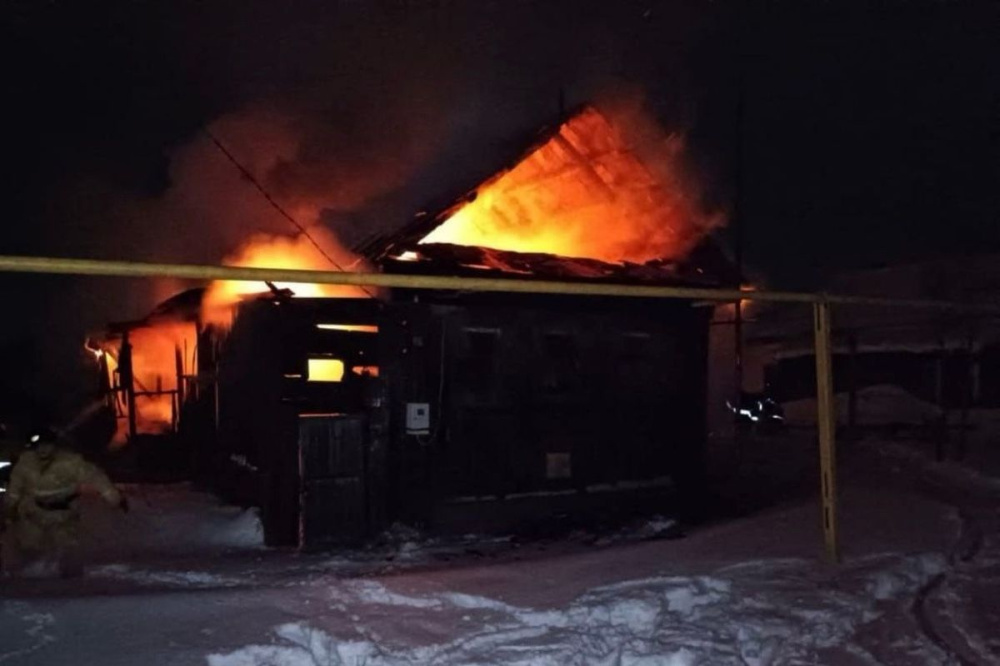 Мужчина погиб на пожаре в частом доме в Ардатовском районе 20 февраля