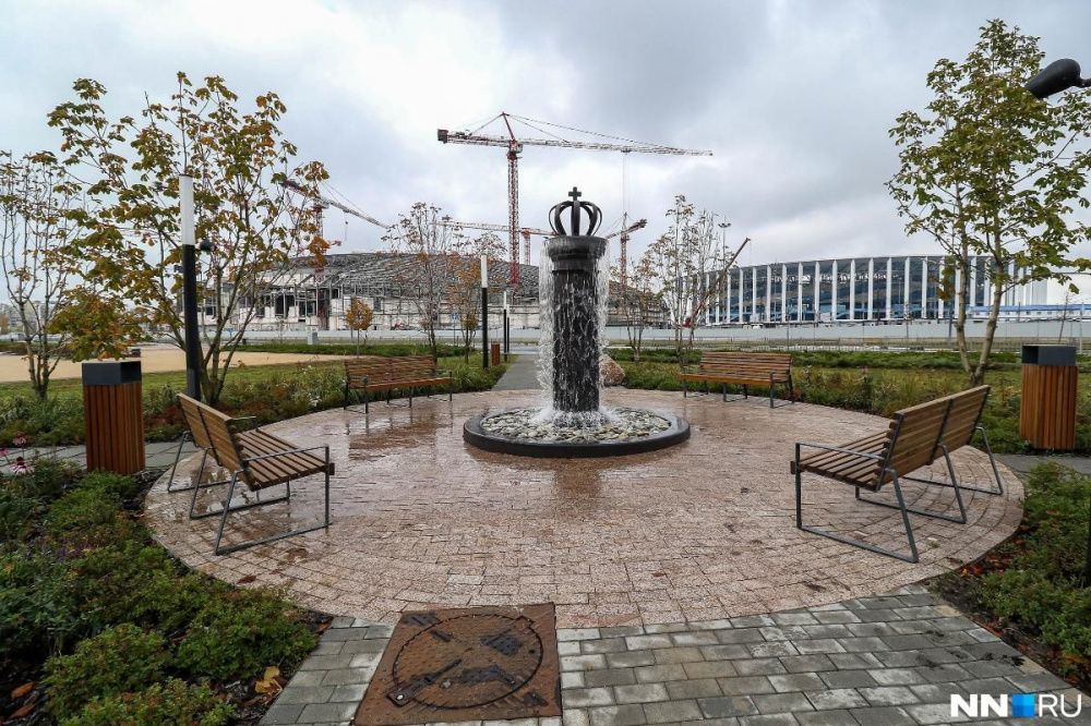 Фото Новый фонтан украсил аллею 300-летия прокуратуры РФ в Нижнем Новгороде - Новости Живем в Нижнем