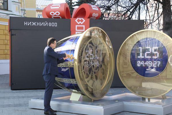 В Нижнем Новгороде установили часы, отсчитывающие время до 800-летия города