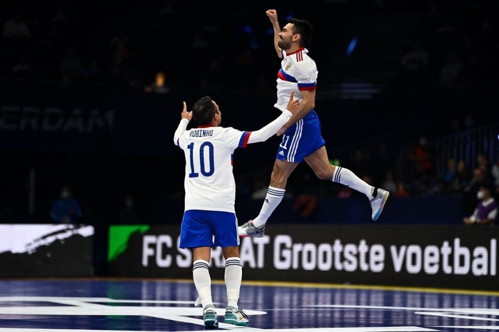 Сборная России по мини-футболу обыграла Грузию в четвертьфинале чемпионата Европы 
