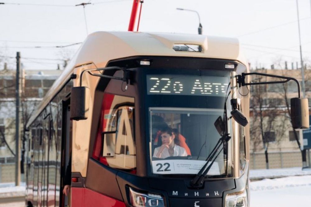 Новый трамвай «МиНиН» вышел в первый рейс в Нижнем Новгороде 