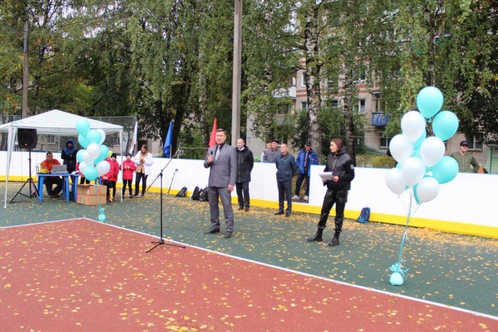 Спортивная площадка «Ровесник» открылась после реконструкции в Кстове