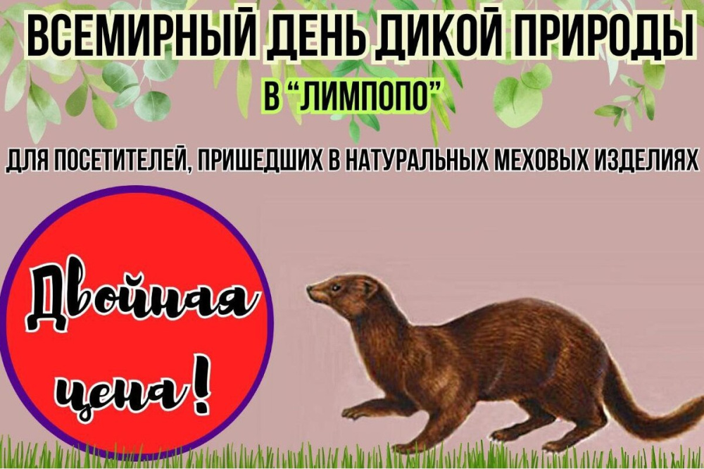 Фото Гости зоопарка «Лимпопо» в мехах заплатят двойную цену за билет 3 марта - Новости Живем в Нижнем