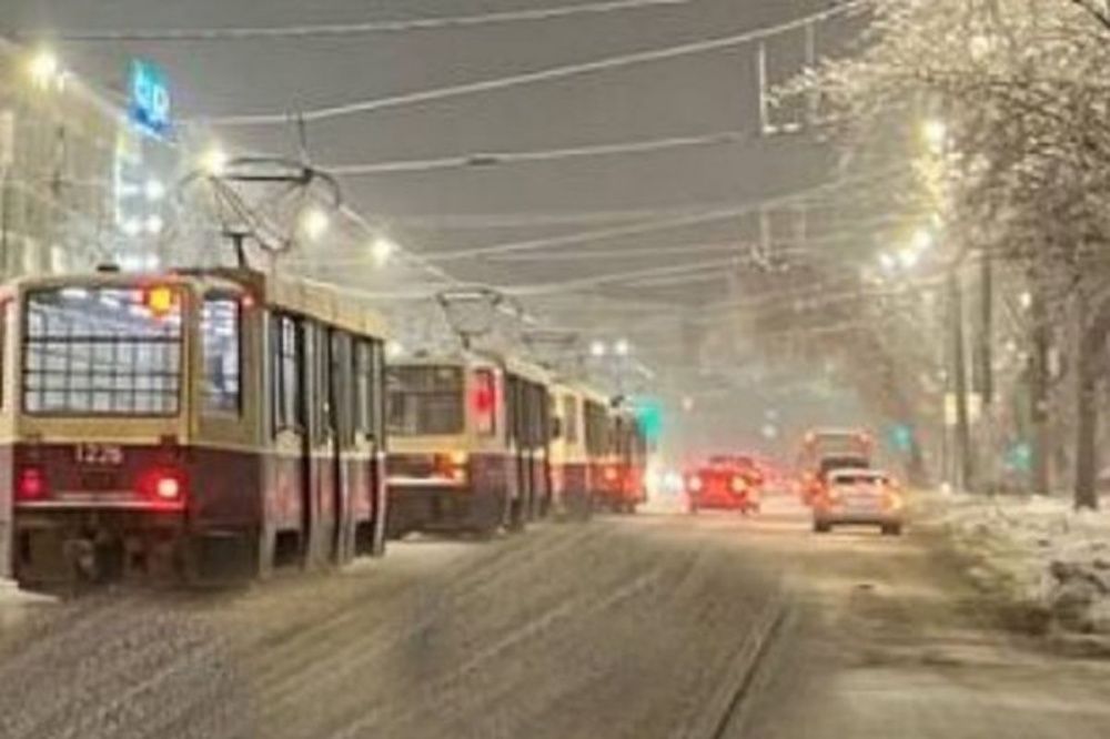 Работа трамваев была нарушена в Нижнем Новгороде вечером 23 ноября