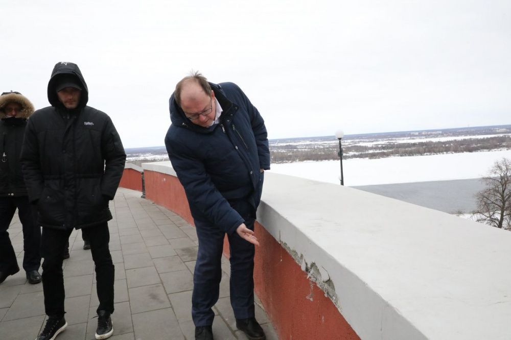 Фото Никитин поручит проверить на дефекты благоустроенные в Нижнем Новгороде объекты - Новости Живем в Нижнем