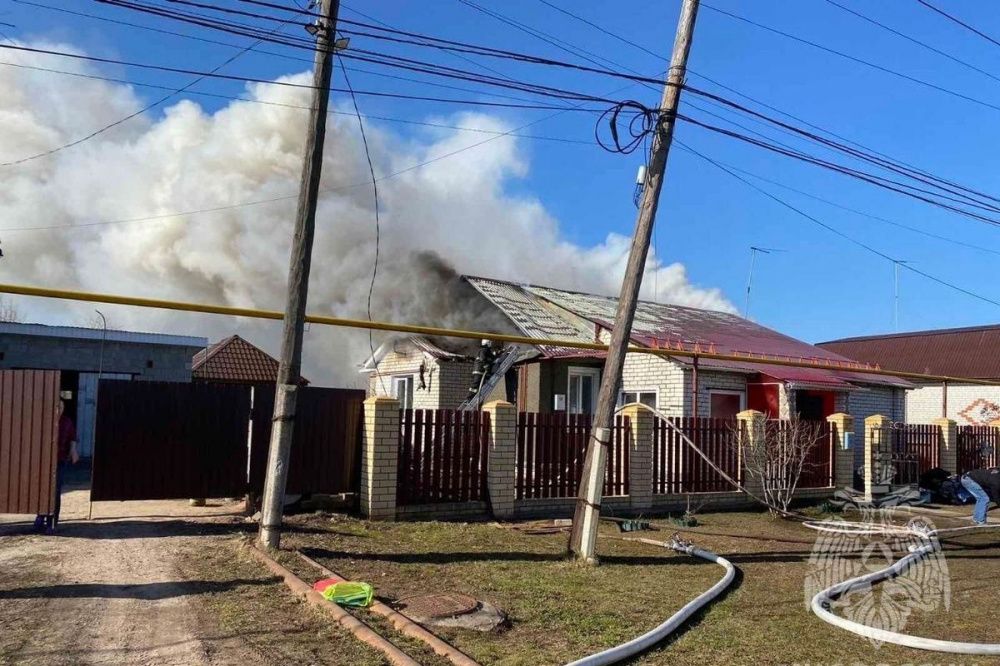 Пожар произошел в жилом доме Кстовского района 6 апреля