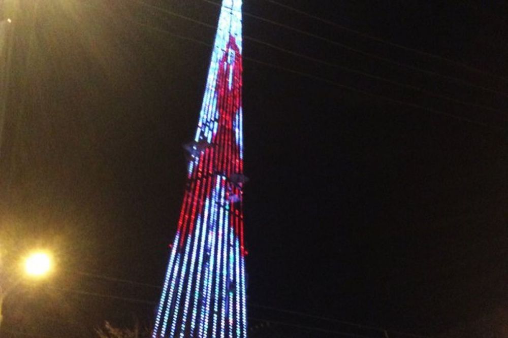 Фото Световое панно в виде красной ленты загорится на нижегородской телебашне 1 декабря - Новости Живем в Нижнем