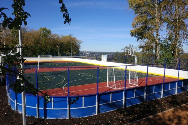Хоккейную коробку построят на территории школы №167 в Нижнем Новгороде