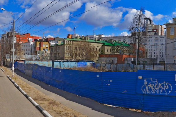 В центре Нижнего Новгорода на улице Студеной планируется построить гостиницу