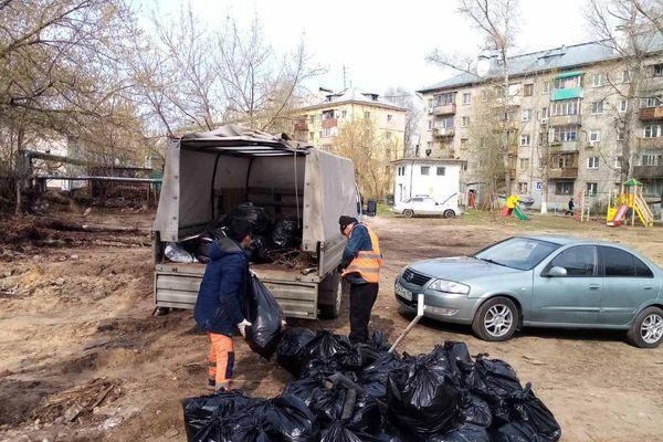 Фото Несанкционированную свалку ликвидировали возле школы №62 в Ленинском районе - Новости Живем в Нижнем