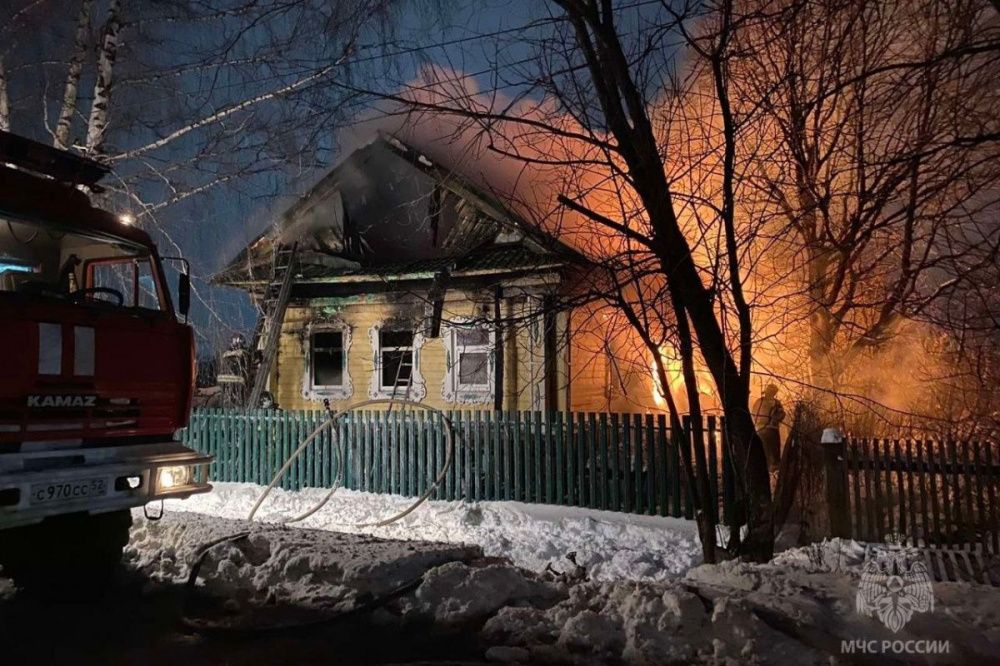 Мужчина и женщина погибли на пожаре в Шахунье 14 декабря
