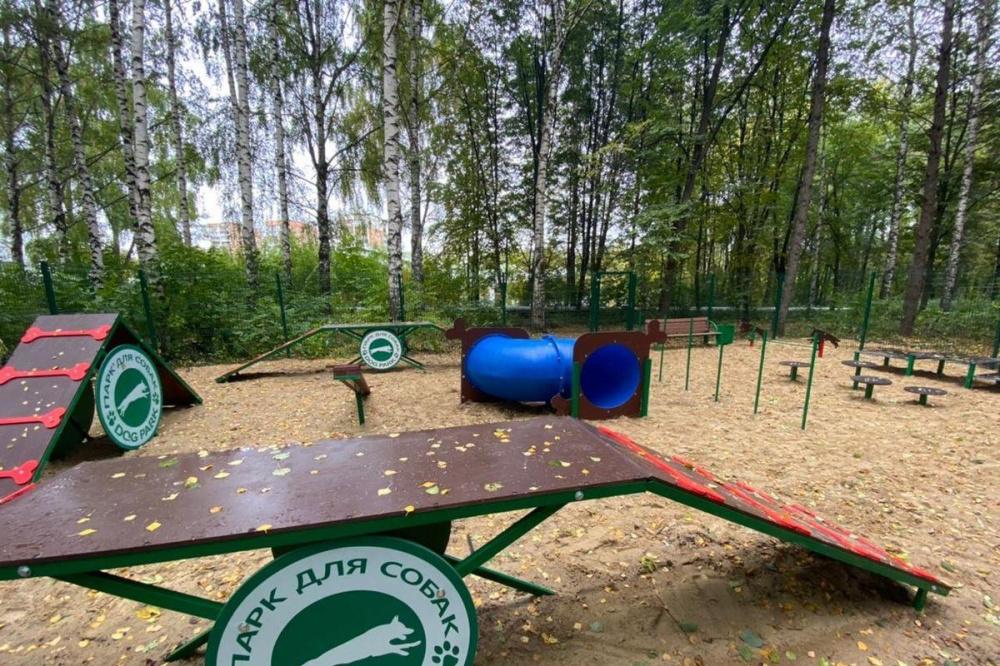 Площадку для выгула собак открыли в Советском районе Нижнего Новгорода