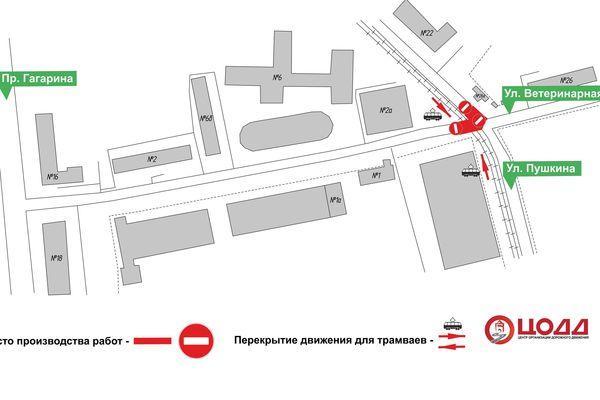 Движение транспорта ограничат на улице Ветеринарной в Нижнем Новгороде