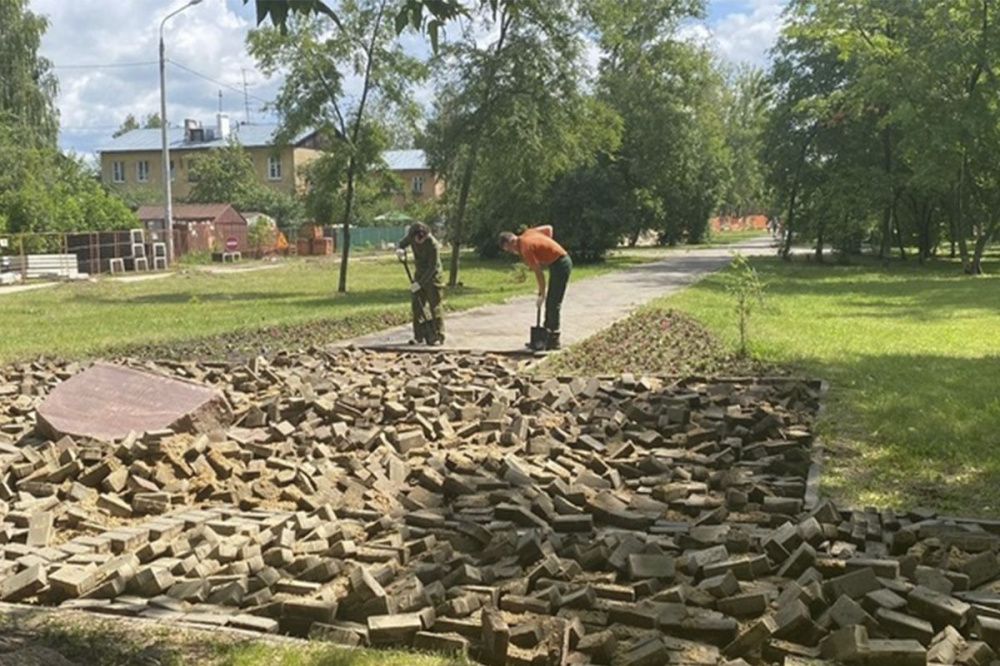 Благоустройство сквера имени Ленинского Комсомола началось в Нижнем Новгороде