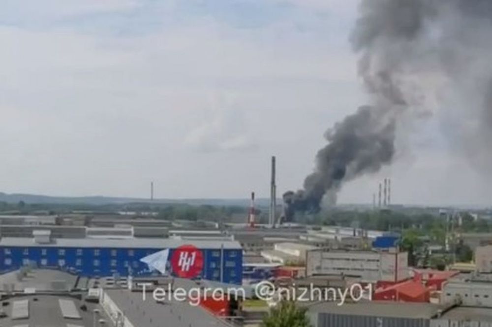 Пожар вспыхнул на заводе «РУМО» в Нижнем Новгороде утром 4 августа 