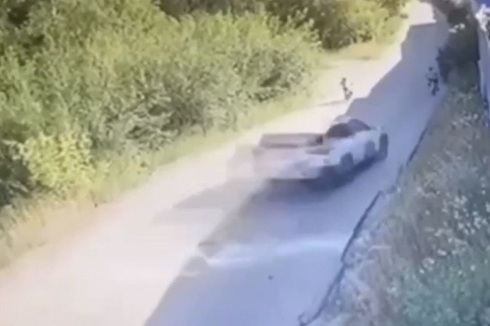 СК опубликовал видео наезда пьяного водителя на детей в Нижегородской области