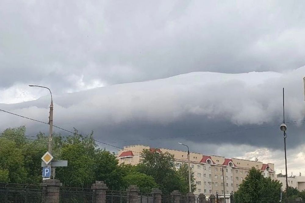 Облака-рулоны сфотографировали горожане в небе над Нижним Новгородом