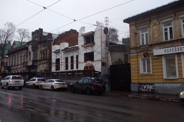 Реставрация фасада "Шахматного" дома началась в Нижнем Новгороде