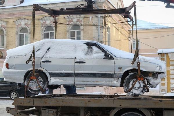 Фото Ограничения на парковку в центре Нижнего Новгорода были продлены из-за снегопада - Новости Живем в Нижнем