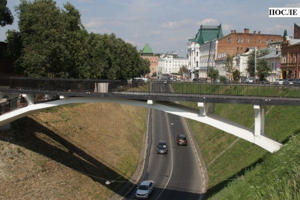 Мост над Зеленским съездом отремонтировали в Нижнем Новгороде