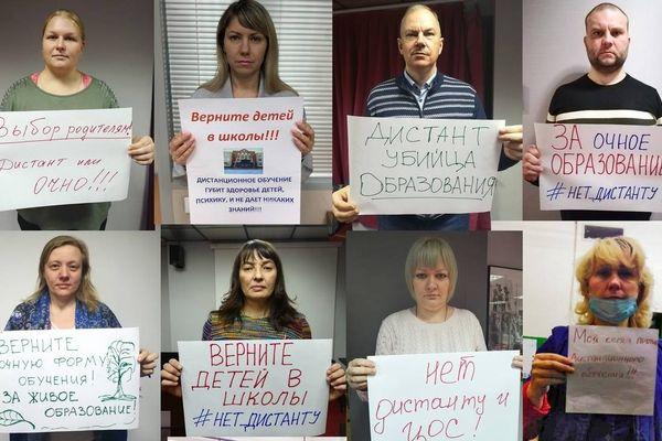 Виртуальный пикет против дистанционного обучения прошёл в Нижегородской области
