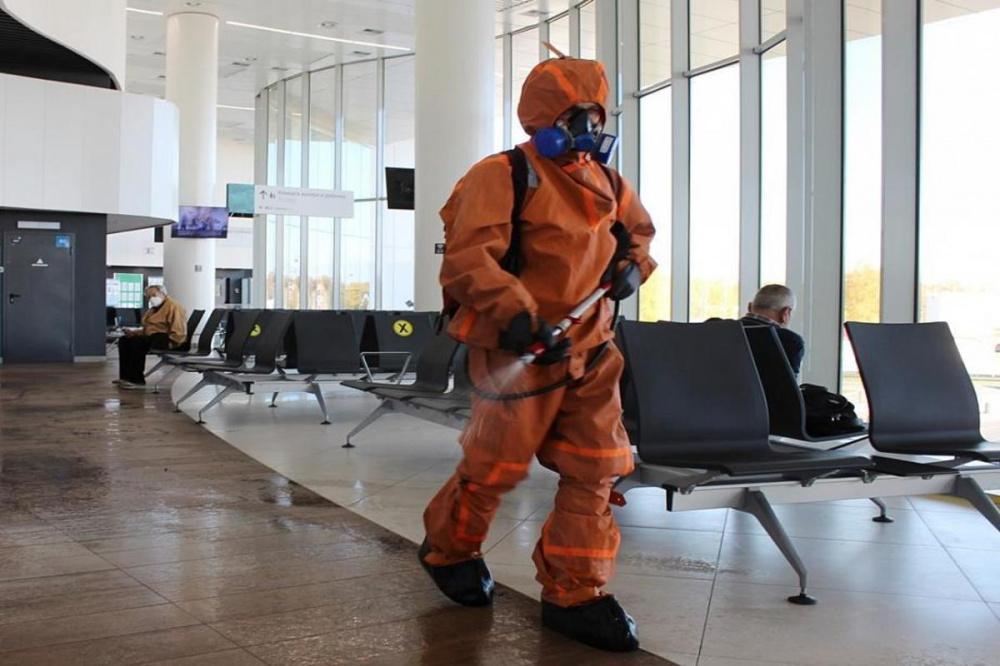 Фото Полная дезинфекция проведена в аэропорту Нижнего Новгорода - Новости Живем в Нижнем