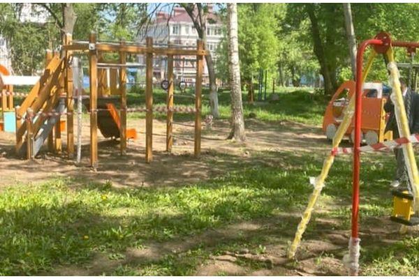 8 новых детских площадок открыли в Нижегородском районе