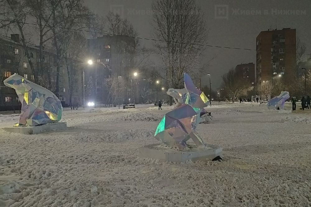 Фото Москва подарила Нижнему Новгороду 49 полигональных скульптур - Новости Живем в Нижнем