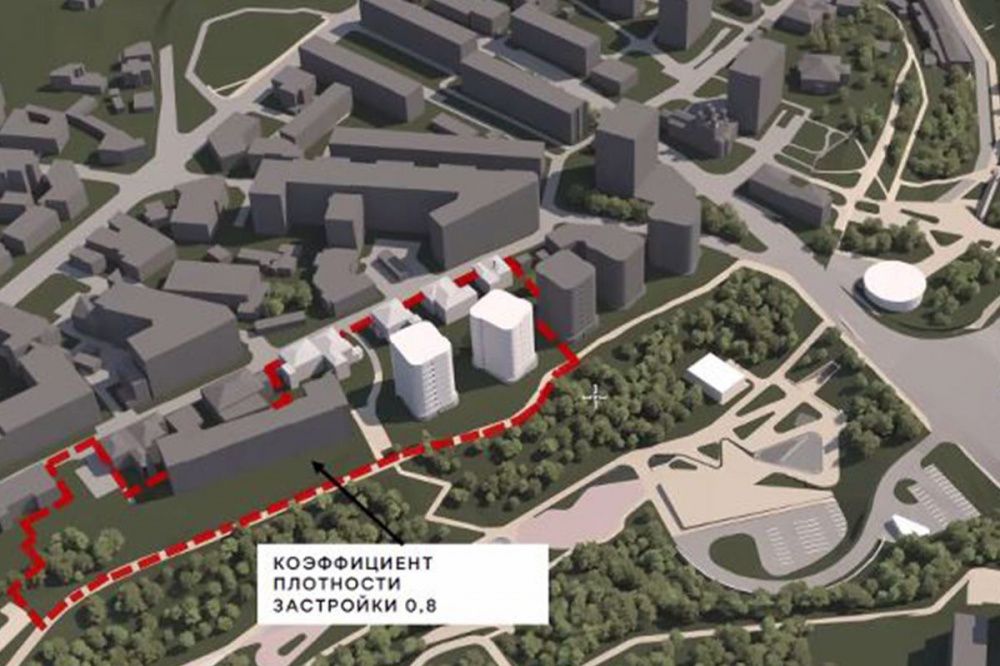 Квартал городских дач могут построить на улице Добролюбова в Нижнем Новгороде