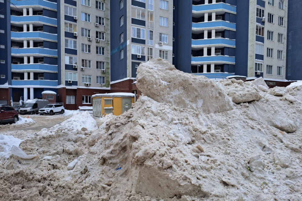 Фото 1,6 млн кубометров снега вывезли с нижегородских улиц этой зимой - Новости Живем в Нижнем
