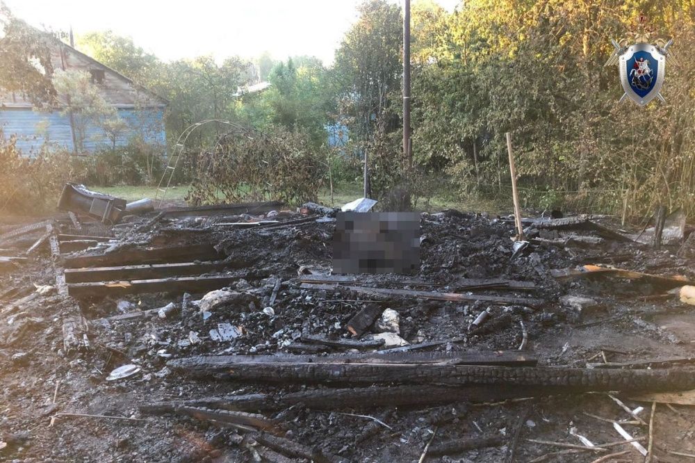 СК начал проверку по факту гибели мужчины на пожаре в Дальнеконстантиновском районе