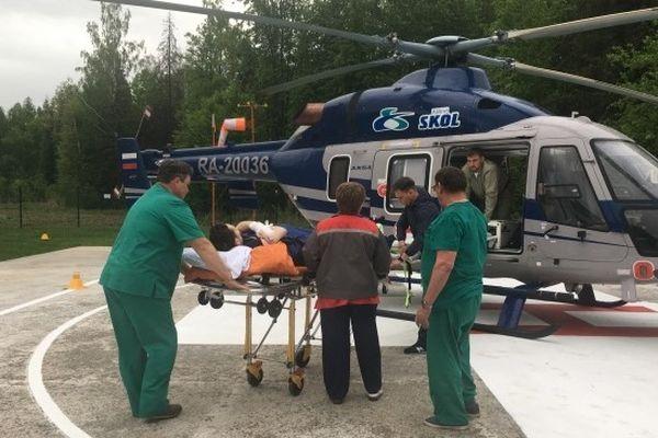 Пациента с тяжелой травмой перевезли на лечение из Ижевска в Нижний Новгород