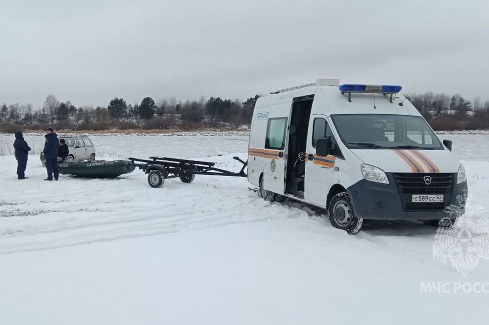 Мужчина провалился под лед и утонул в Выксунском районе 24 ноября