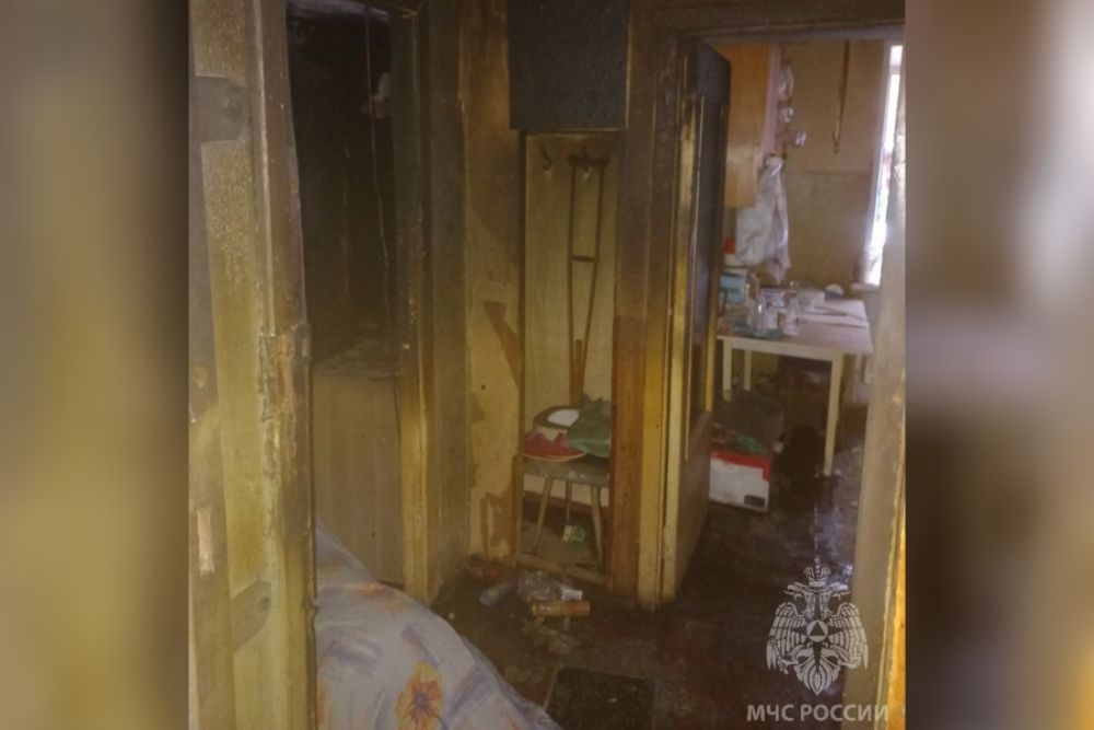 Пенсионерка погибла на пожаре в доме на Белинского 23 декабря