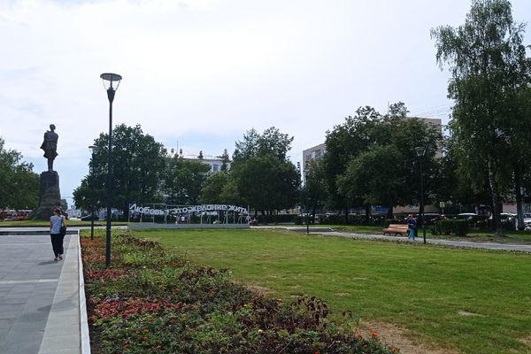 Сквер на площади Горького открыли в Нижнем Новгороде после ремонта