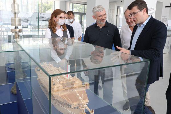 Губернатор посетил выставочное пространство «Река-Река» в Нижнем Новгороде
