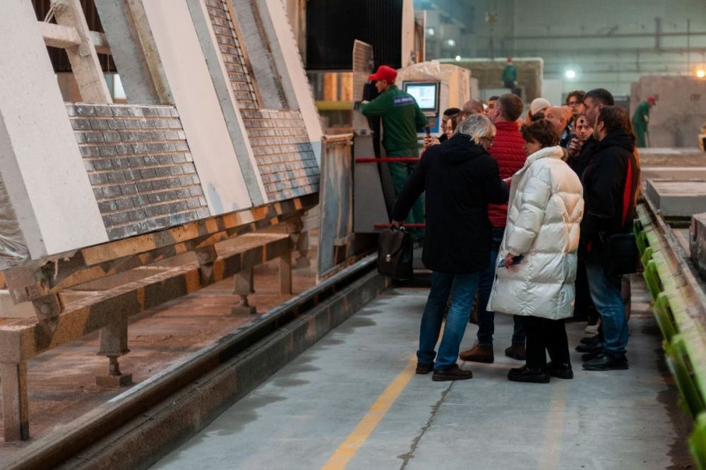 Нижегородский завод KM PRECAST продемонстрировал производство новых фасадных панелей