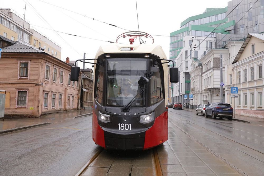 Два новых трамвая «МиНиН» начали курсировать в Нижнем Новгороде