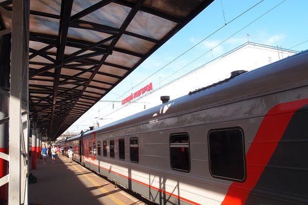 Поезд в Нижнем Новгороде