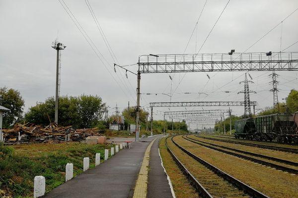 Вокзал на станции "Мыза".