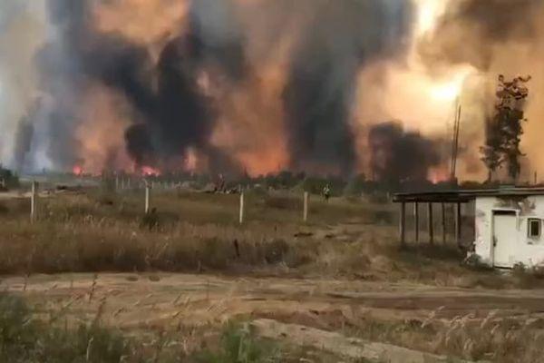 Пожар в Нижегородской области