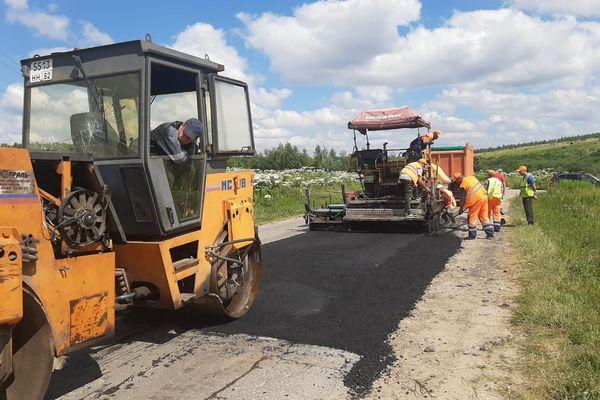 ремонт дороги в Новинках