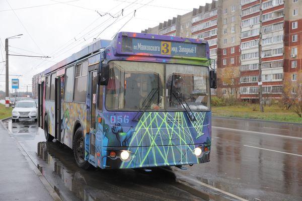 Жители Дзержинска неоднозначно отнеслись к идеи росписи троллейбусов