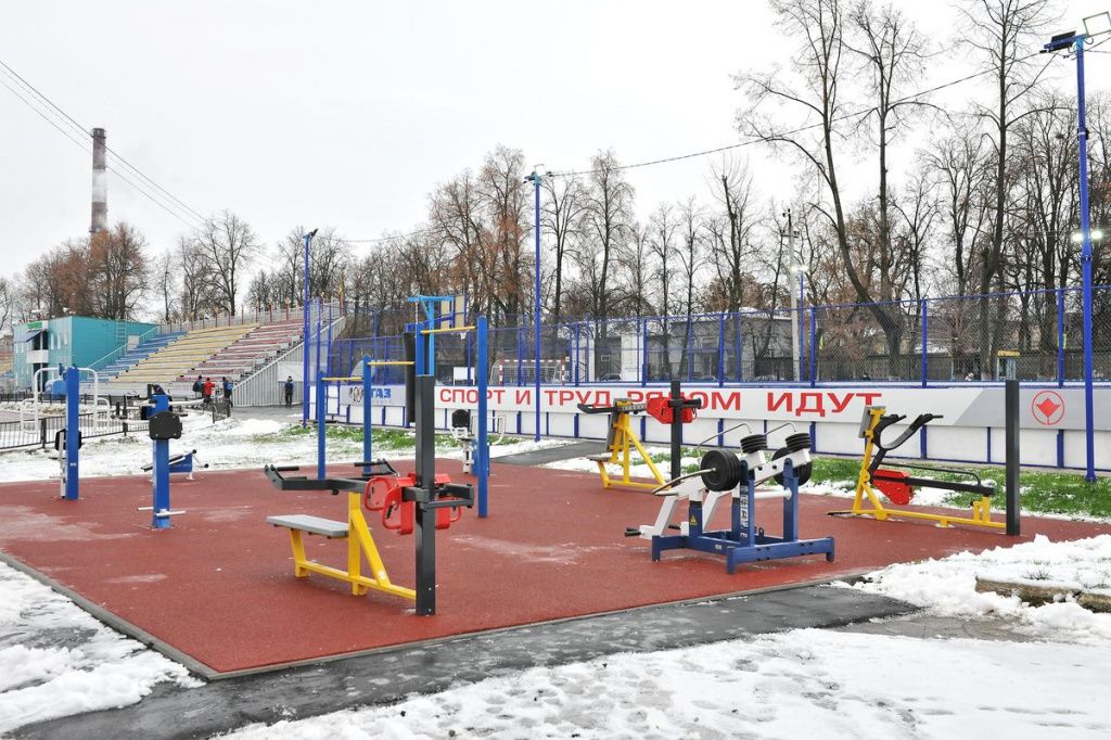 Спортивную площадку открыли в Павлове