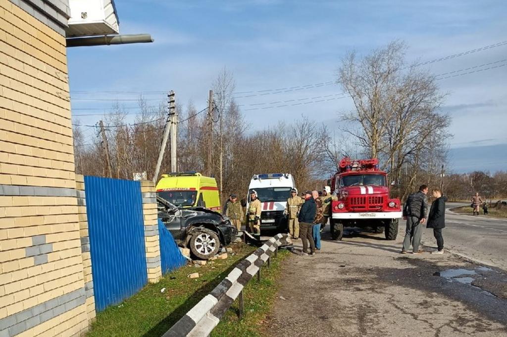 ДТП в деревне Истомино Балахнинского района Нижегородской области 22 октября.