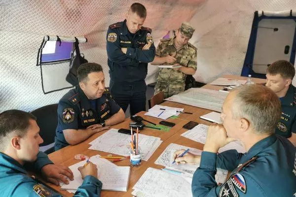 Оперативный штаб ГУ МЧС развернули в Первомайском районе
