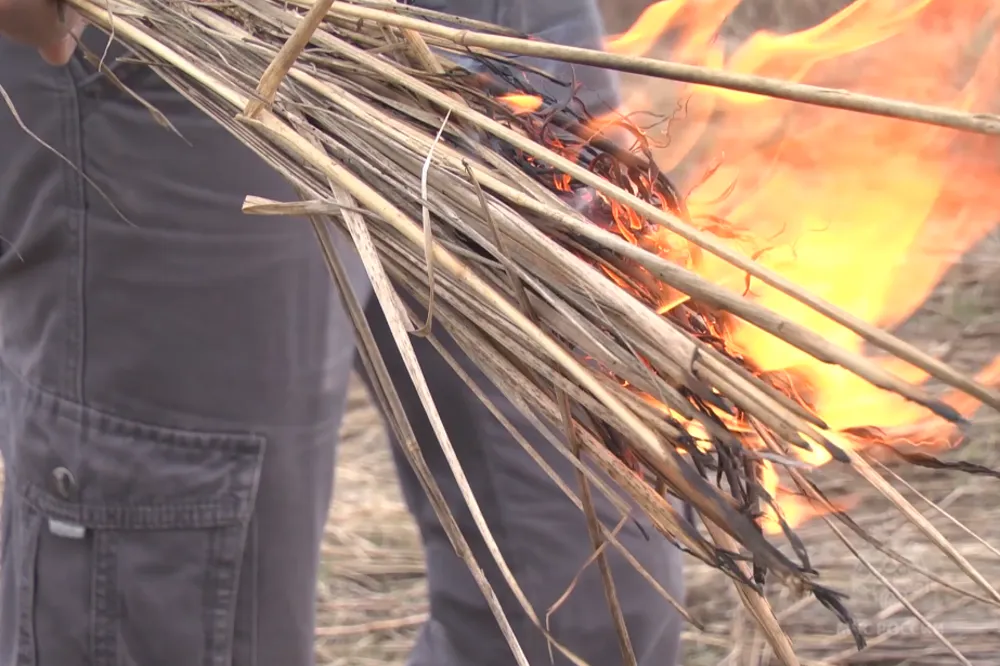 25 возгораний сухой травы произошло в Нижегородской области с начала года