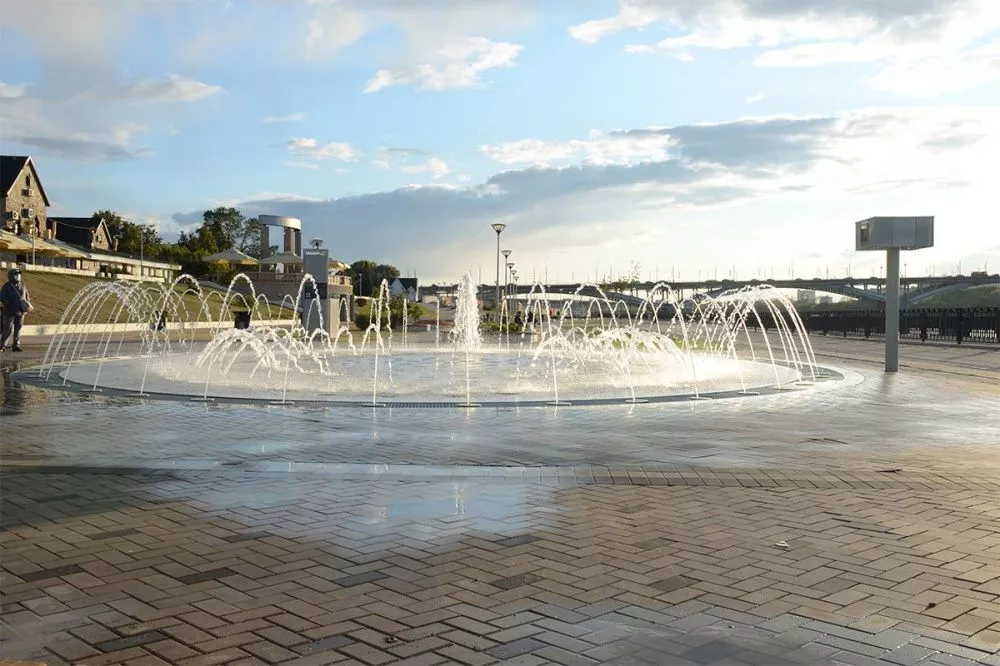 Два музыкальных фонтана запустили в Нижнем Новгороде 1 мая