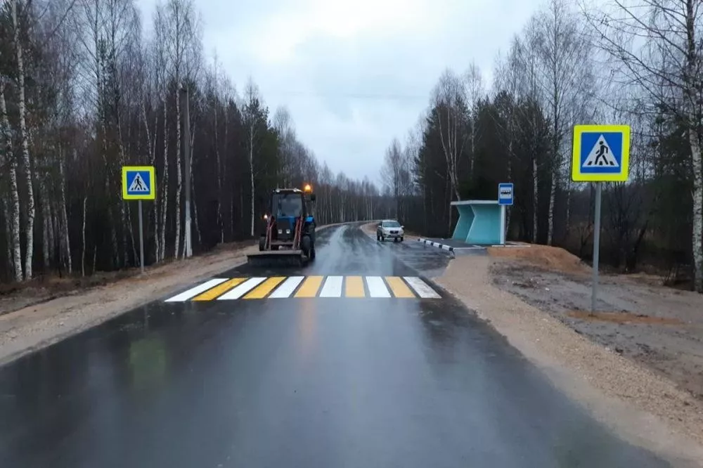 Дорогу в Варнавинском районе отремонтировали за 400 млн рублей