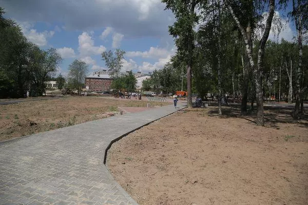 Сквер «Техноткань» и улица Луначарского откроются в Нижнем Новгороде после благоустройства в июле
